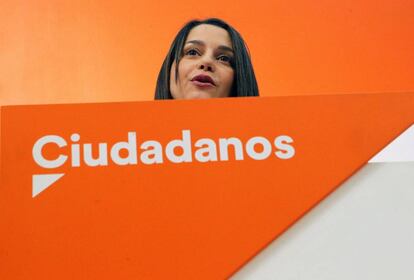 La líder de Ciudadanos en Cataluña, Inés Arrimadas.