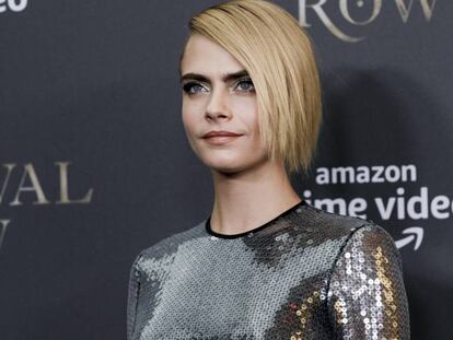 La modelo y actriz Cara Delevingne, en Berlín, la pasada semana. 