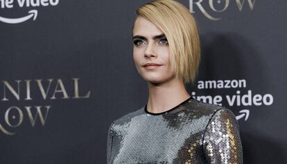 La modelo y actriz Cara Delevingne, en Berlín, la pasada semana.