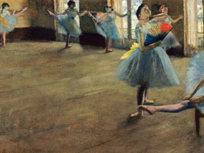 <i>Clase de danza </i>(1880), una de las obras de Edgar Degas que se exhibirán en el Museo Picasso.