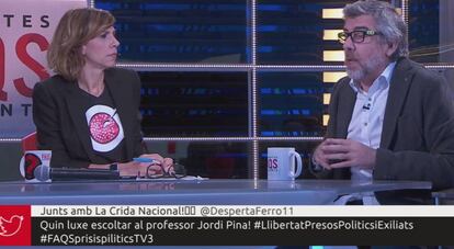 L'advocat Jordi Pina, entrevistat al 'FAQS', durant el judici del procés.