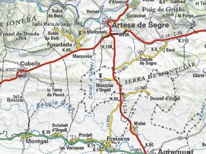 Dos morts en caure un cotxe en un ramal del Canal d’Urgell a Lleida