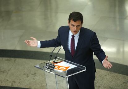 El l&iacute;der de Ciudadanos, Albert Rivera.