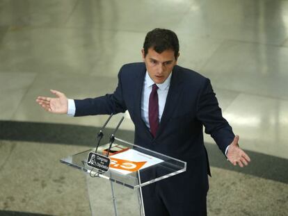 El l&iacute;der de Ciudadanos, Albert Rivera.