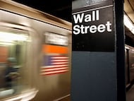 Estación de metro de Wall Street (Nueva York).