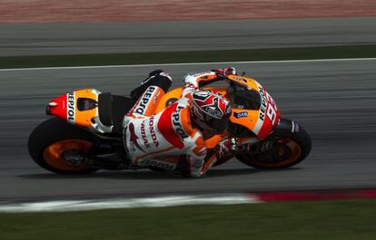 Márquez, durante el GP de Malasia.