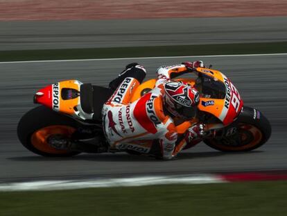 Márquez, durante el GP de Malasia.