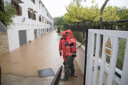 The effects of the ‘gota fría’ in the town of Alcocéber, in the Valencia region.