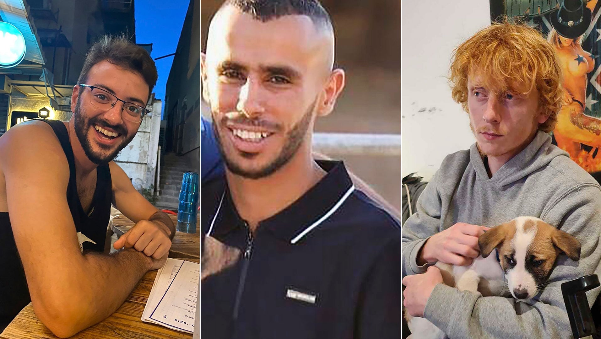 Alon Shamriz, Samer Al Talalka y Yotam Haim. 