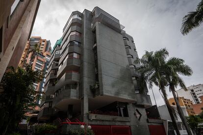 Fachada del apartamento del candidato presidencial Rodolfo Hernéndez, en Bucaramanga, Colombia, el 9 de Junio de 2022.