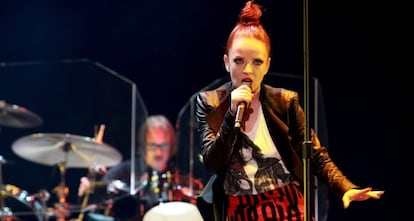 Shirley Manson, cantante de Garbage.