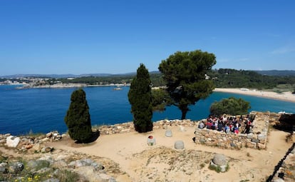 Yacimiento del poblado íbero de Castell, en Palamós (Girona).