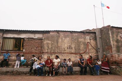 Indígenas Yaqui en el estado de Sonora.