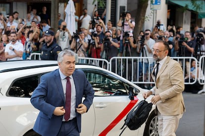 El exsecretario de organización del PSOE Santos Cerdán a su llegada al Tribunal Supremo en Madrid el pasado 30 de junio. 