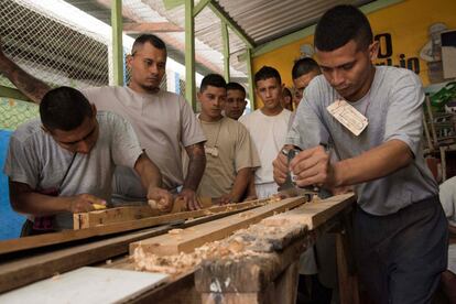 Pero en este centro penitenciario se produjo un reencuentro familiar que parecía imposible.