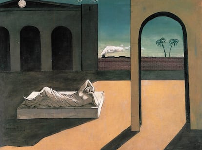 'La recompensa del adivino', una de las obras de Giorgio de Chirico que representa a Ariadna.