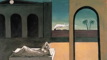 'La recompensa del adivino', una de las obras de Giorgio de Chirico que representa a Ariadna.