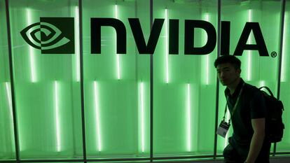 Logo de Nvidia. REUTERS/Ann Wang/File Photo