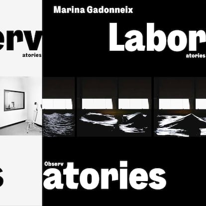 Portada de 'Observatories/Laboratories y Laboratories/Observatories' de Lynne Cohen y Marina Gadonneix. Atelier EXB / Centre Pompidou, Paris.