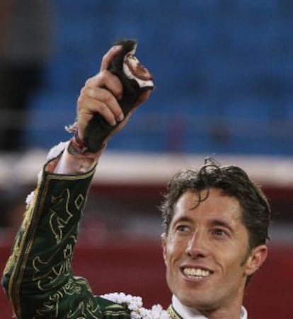 Manuel Escribano, el pasado 20 de diciembre en la Plaza de Toros México, en México DF.