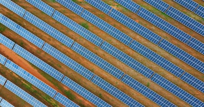 Paneles fotovoltaicos de EDP Renovables.