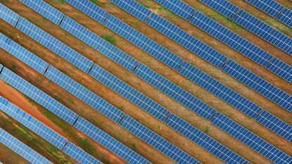 Paneles fotovoltaicos de EDP Renovables.