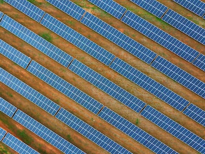Paneles fotovoltaicos de EDP Renovables.