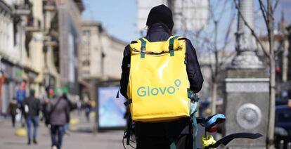 Repartidor de Glovo.