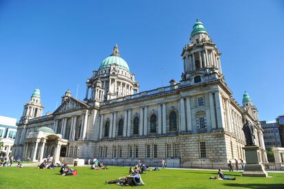 El Ayuntamiento de Belfast (Irlanda del Norte).