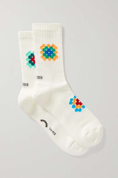 Socksss es una marca de calcetines fabricados en Portugal y Japón con el objetivo de crear diseños bonitos de calidad y confeccionados con tejidos orgánicos. Este diseño con motivos de colores es un buen comienzo.

39,99€