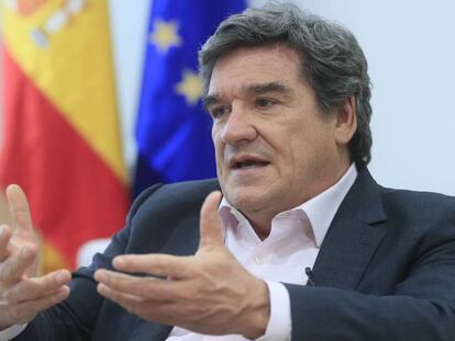 El ministro de Inclusión, Seguridad Social y Migraciones, José Luis Escrivá.
