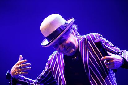 El cantante Joaquín Sabina en su concierto en el Wizink Center en mayo de este año.