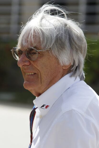 Bernie Ecclestone.