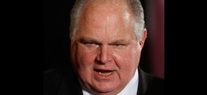 El locutor ultraconservador, Rush Limbaugh.