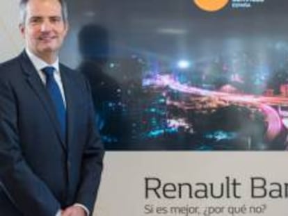 Géraud Lecerf, director general Iberia de RCI Bank and Services, y la directora financiera de la empresa, Andrea Arrossi.