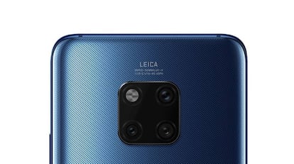 Las triple cámara del Huawei Mate 20 Pro.