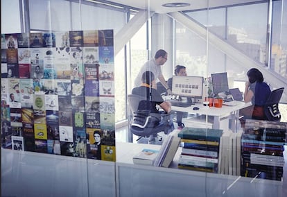 Oficinas en Barcelona de Storytel, una de las principales productoras de audiolibros con presencia en España.