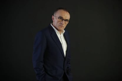 Danny Boyle, retratat a Madrid.