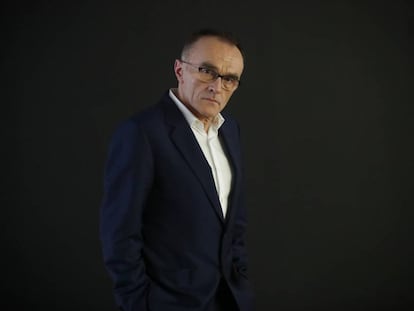 Danny Boyle, retratat a Madrid.