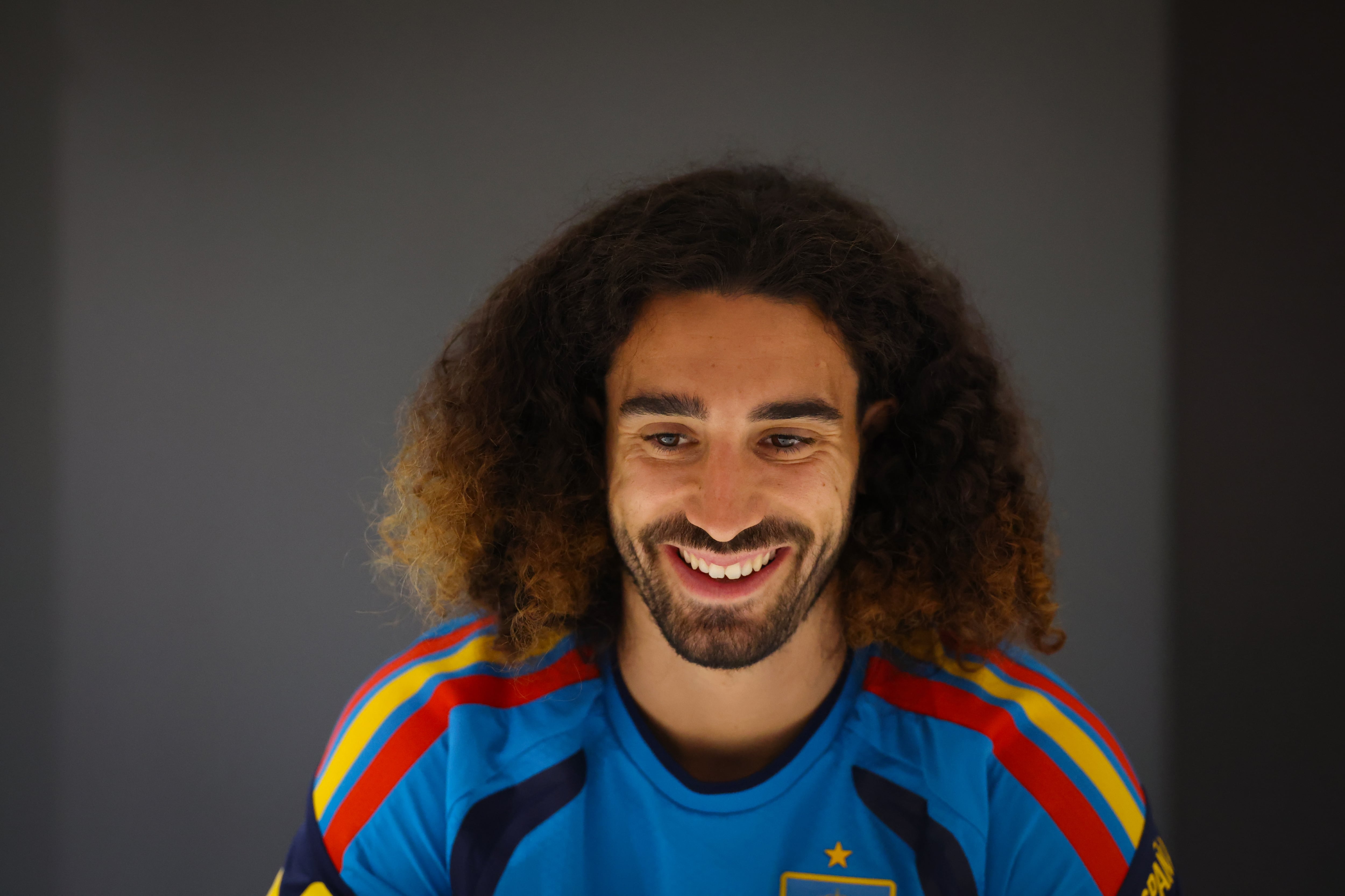 Marc Cucurella, fotografiado durante la charla con EL PAÍS. 