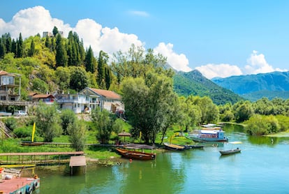 El parque nacional de Skadar en Montenegro.