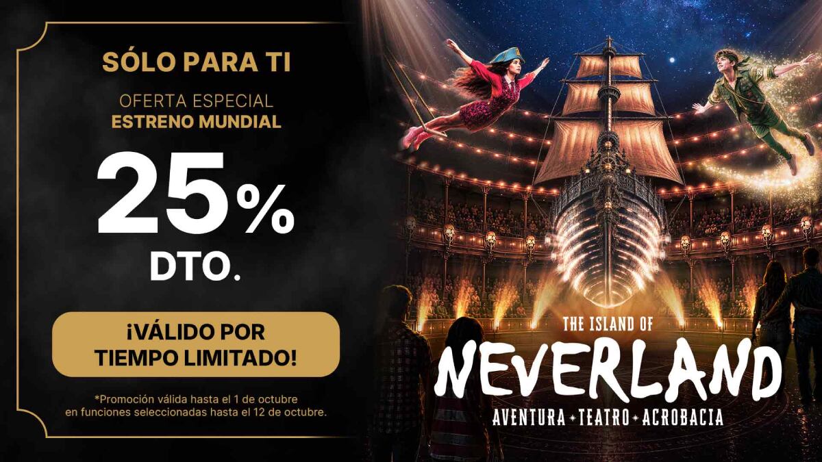 Imagen promocional del musical 'The Island of Neverland'.