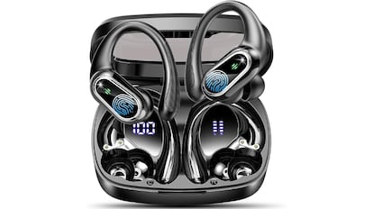 Vista de los auriculares inalámbricos con descuento en Amazon.