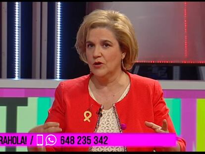 Pilar Rahola al programa 'Tot es mou'.