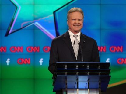 Jim Webb, durante el debate demócrata del pasado martes.