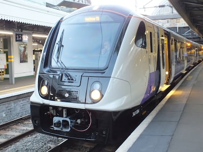 Una de las nuevas máquinas que recorrerá la Elizabeth Line, de Londres