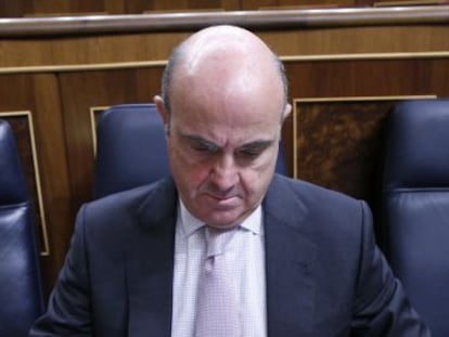 El ministro de Econom&iacute;a y Competitividad, Luis de Guindos.