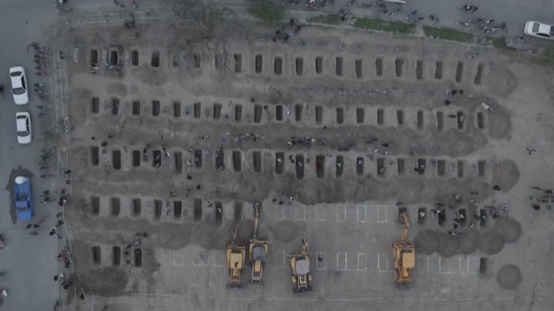 Así luce el cementerio en Irán donde serán enterradas las niñas fallecidas en el ataque de EE UU a una escuela