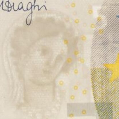 Los nuevos billetes de cinco euros utilizan la imagen de la diosa Europa