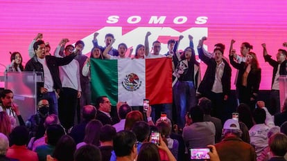 Presentación del partido Somos MX, en Ciudad de México.